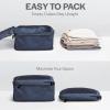 imageAerotrunk Compression Packing Cubes for Travel  Luggage Organizer Bags  Double Zipper Packing Cubes for Suitcases 4Pack TealDark Blue