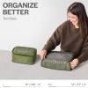 imageAerotrunk Compression Packing Cubes for Travel  Luggage Organizer Bags  Double Zipper Packing Cubes for Suitcases 4Pack TealOlive