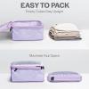imageAerotrunk Compression Packing Cubes for Travel  Luggage Organizer Bags  Double Zipper Packing Cubes for Suitcases 4Pack TealPurple