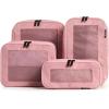 imageAerotrunk Compression Packing Cubes for Travel  Luggage Organizer Bags  Double Zipper Packing Cubes for Suitcases 4Pack TealRose