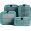 imageAerotrunk Compression Packing Cubes for Travel  Luggage Organizer Bags  Double Zipper Packing Cubes for Suitcases 4Pack TealTeal