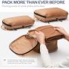 imageAerotrunk Ultralight Compression Packing Cubes  Lightweight Travel Organizers for Suitcases and Luggage 3Pack BlackMocha