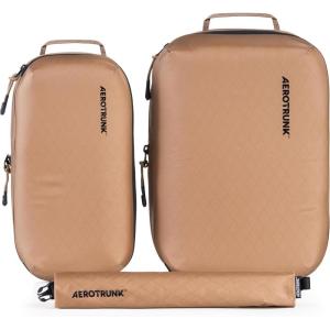 imageAerotrunk Ultralight Compression Packing Cubes  Lightweight Travel Organizers for Suitcases and Luggage 3Pack BlackMocha